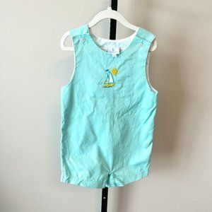 Little English Jon-Jon with Sailboat - Size 4T